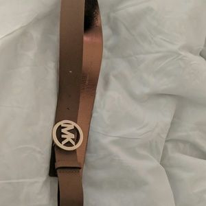 Michael kors leather belt